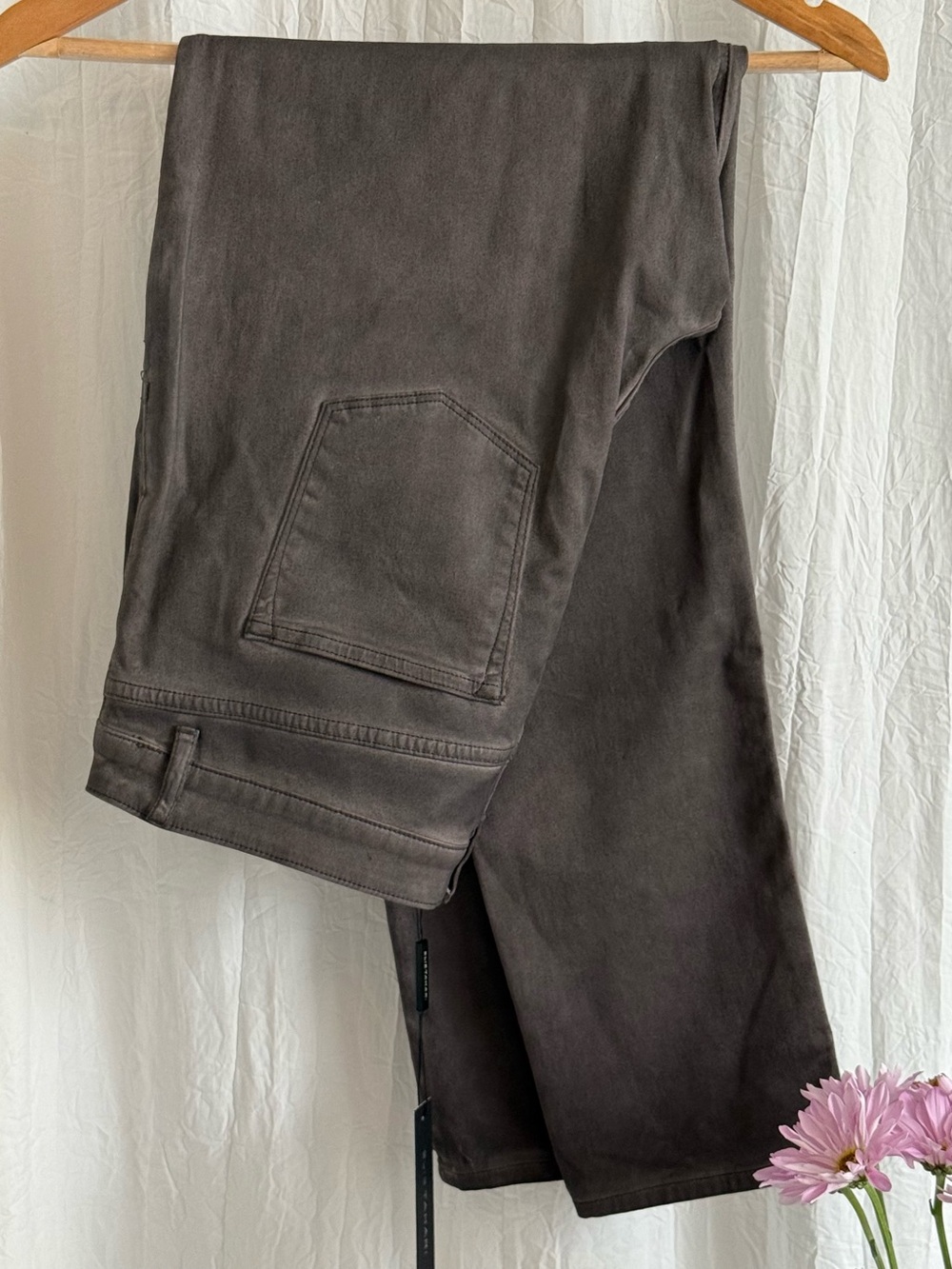 NWT Elie Tahari 32 All Spice Pewter Azella Coated Jeans Skinny Tencel $248